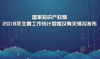 国家知识产权局2018年主要工作统计数据及有关情况发布